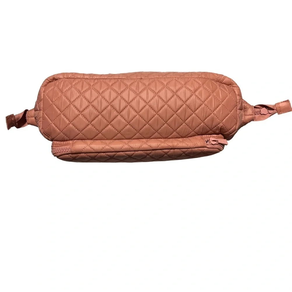 Joan & David Diamond Quilted Puffer Nylon Hair Tool Travel Bag